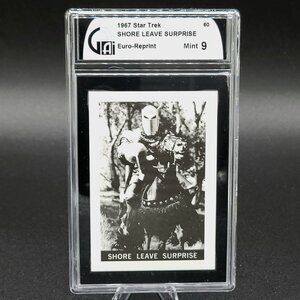 1967 Leaf Star Trek TOS Rare #60 Shore Leave Surprise Graded 9.0 Mint